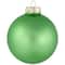 6ct. 3" Shiny & Matte Green Glass Ball Ornaments